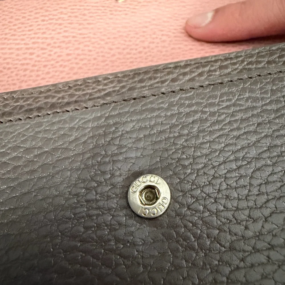 Leather Chain Strap Crossbody Bag in Black - Picture 2 of 9